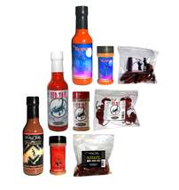 Ultimate Spice Gift Set Ghost Pepper Scorpion Reaper Hot Sauce Peppers C... - £51.76 GBP