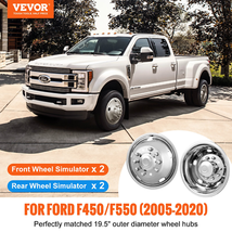 VEVOR 19.5-inch 10 Lug Wheel Simulators, 304 Stainless Steel Wheel Simul... - $225.28