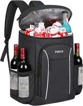 Forich Insulated Cooler Backpack Lightweight Soft Cooler Bag Leakproof, 30 Cans - £29.29 GBP