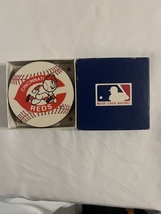 Rare Vintage Set Of 6 Cincinnati Reds Coasters Authentic MLB Merchandise - £23.46 GBP