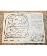 Lionel Postwar Super O Train Layouts 8ft x 8ft Instruction Sheet #1943(1... - $25.00