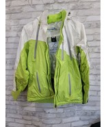 Ladies 8 Green White Winter Jacket Skiing Alt 3 Obenmeyer X4 Outer Layer - $609.26 MXN