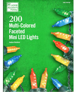 HOME ACCENTS HOLIDAY 1003 185 997 200CT MULTICOLOR MINI LED 58&#39; GREEN ST... - £23.87 GBP