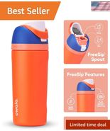 Kids FreeSip Insulated Stainless Steel Water Bottle with Straw, BPA-Free Spor... - $41.57
