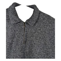 Woolrich Womens Medium 1/4 Zip Pullover Sweatshirt Gray Heather - $653.87 MXN