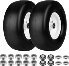 13X5.00-6 Flat Free Lawn Mower Tire And Wheel With 3/4&quot; Extra 5/8&quot;, 2 Pack - $107.63