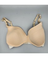 LIVELY No-Wire Push-Up Bra Size 32DDD WL0420 Beige Nude Wireless Lightly... - $7.99