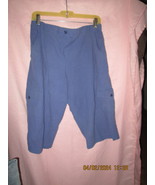 Women&#39;s Blue Cotton Blend Shorts XL - $13.68 CAD