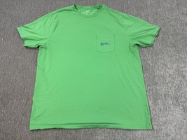 Vineyard Vines Shirt Mens XL Green Big Dill Pickleball Pocket Tee T-Shir... - $24.74