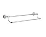 Delta Silverton 24 in. Wall Mount Double Towel Bar Bath Hardware Polishe... - £21.67 GBP