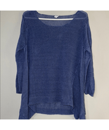 Poetry Blue Crew Neck Sweater with Relaxed Fit - €10,19 EUR
