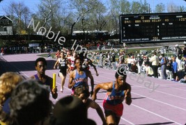 1971 Action Scene Runners at Drake Relays Des Moines IA Kodachrome 35mm Slide - £3.16 GBP