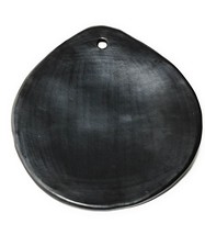 Comal for Tortillas 9&quot; Unglazed Grill Griddle Pan Black Clay  100% Handicraft Ma - $52.00