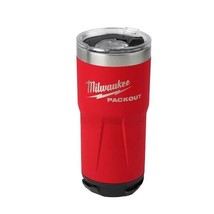 Milwaukee Metal PACKOUT 20 oz./591.5 ml Durable Twist Lock Tumbler On the Go Red - £23.61 GBP