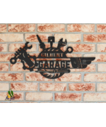 Personalized Garage Sign Metal Art -Custom Name Garage Decor Gift for Ca... - $56.11 CAD+