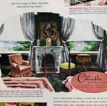 1949 Columbia Window Shades Advertisement Curtains Home Furnishing DWQQ17 - $562.94 MXN
