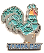Tampa Bay Nurse Rooster Pin Florida Souvenir Medical Theme Bird Travel Pin - $237.43 MXN