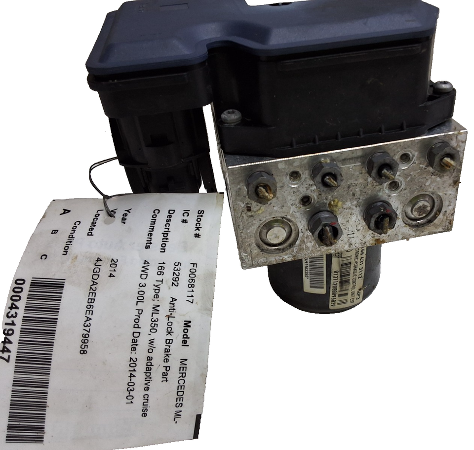 14 15 16 Mercedes ML350 GL450 ABS pump OEM A 166 901 34 00 Item image 3