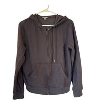 Black Full-Zip Hoodie Sweatshirt — Drawstring Hood, Kangaroo Pocket, - €28,81 EUR