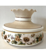 GWTW Quoizel Adams Shade White/Browns/Yellows/Greens 6 3/4&quot; Fitter 2 AVA... - €51,38 EUR