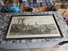 Fore&#39;s National Sports Racing Plate #3 &quot;The Run In&quot; Engraved by Harris &amp;... - $792.00
