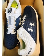 Under Armour Yard Low ST. Navy/White Size 14. Mens Baseball Clefts. - $216.69 CAD