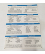 Vintage uncut sheet of 16 Tupperware recipe cards - €17,07 EUR