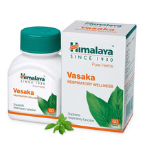 Himalaya Herbal Vasaka 60 Tablets | Pack of 1,2,3,4,5,6,8,10,12,15,20 Bottles - £9.46 GBP+