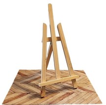 Wood Easel Tabletop Easel Picture Stand 16&quot; x 7.5&quot; x 1.5&quot; AS IS - £10.46 GBP