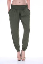 White Mark women&#39;s harem pants in Olive - £23.85 GBP