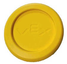 Yellow Plastic 5 1/2&quot;  Spin Up Disc, Puck, Game object for Robots! - £6.07 GBP