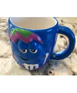 M&amp;M Mars 2003 Galerie Ceramic Coffee Mug Cup Blue Easter Egg M &amp; M 24 oz 3D - $289.09 MXN