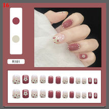 24Pcst Fake Nails Ballet Coffin Press On Wearing Tips Full Cover Model A16 - £4.80 GBP