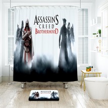 Assassin’s Creed 09 Shower Curtain Bath Mat Bathroom Waterproof Decorative - £18.08 GBP+