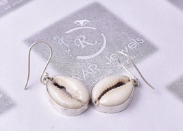 925Sterling Silver Shell Kodi Gemston Handmade Earrings st.Patrick&#39;s day ES-1413 - £44.73 GBP