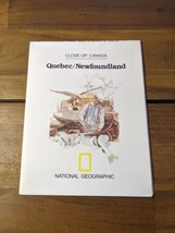 National Geographic Close-Up Canada Quebec/Newfoundland Map - $12.38