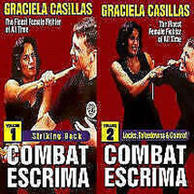 2 DVD Set Combat Escrima Women Filipino Martial Arts DVD Graciela Casillas - $68.79