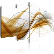 Tiptophomedecor Abstract Canvas Wall Art - Wind Of Abstraction - Stretched &amp; Fra - £73.06 GBP+