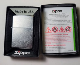 Zippo 207 Regular Street Chrome Lighter in box unused - $12.20