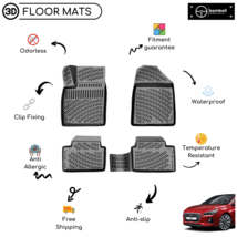 Custom Molded Rubber Floor Mat for Hyundai i30 2017-Up (Black) - $93.95