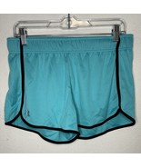 Under Armour Loose Fit Teal Workout Athletic Shorts Size Medium - $14.99