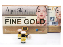 Original Aqua Skin Fine Gold Anti Aging Free DHL Express - £134.31 GBP