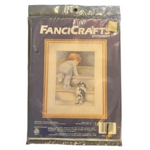 FanciCrafts Stitchery Crewel Kit Nitey Nite 10X14&quot; New Old Stock 01014 - $8.90