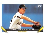 1993 Topps #163 Tim Wakefield RC Rookie Card Pittsburgh Pirates ⚾ - $0.89