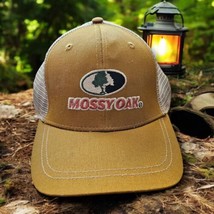 Adult Mossy Oak Cap Tan - Osfm - Adjustable - £8.88 GBP