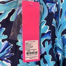 Lilly Pulitzer Sophie UPF 50+ Dress Bright Navy In Too Deep Engineered Sz M NWT - £37.33 GBP