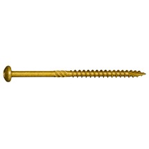 #10 x 3-1/2&quot; Tan XL1500 Coated Steel Star Drive Pan Head Saberdrive Deck Screws - $13.13+