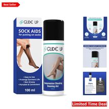 Hypoallergenic Compression Sock Aid Spray – Non-Greasy 3.38 fl. oz. Donn... - $50.44