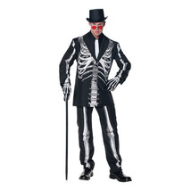 Bone Daddy Skeleton Adult Halloween Costume Men&#39;s Size Xlarge - £33.93 GBP
