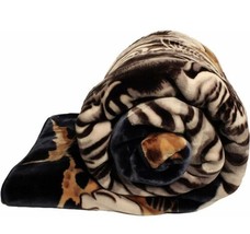 Tiger Blue Solaron Kor EAN Technology Blanket Very Softy And Warm Queen Size - £58.96 GBP